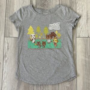 Gray Animal Crossing Kids T-Shirt